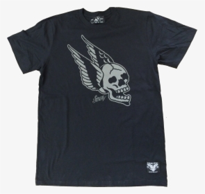 Flying Skull Tee - Adam Savage T Shirt, HD Png Download, Free Download