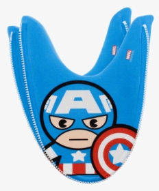 Captain America Kuwaii Mix N Match Zlipperz Set"  Class= - Cute Cartoon Captain America, HD Png Download, Free Download