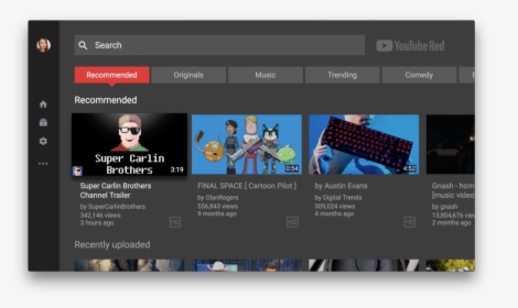 Youtube For Apple Tv Overhauled With Cross-platform - Youtube Tv More Options, HD Png Download, Free Download