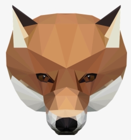 Fox, Raposa, Low Poly, Art, Animal, Geometric - Illustration, HD Png Download, Free Download