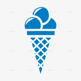 Ice Cream Icon Png - Cone Ice Cream Vector Png, Transparent Png, Free Download