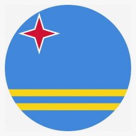 "rounded Flat Country Flag Collection - Aruba Flag Png, Transparent Png, Free Download