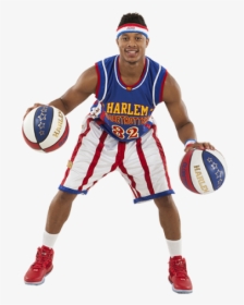Clip Art Harlem Globetrotters - Dribble Basketball, HD Png Download, Free Download