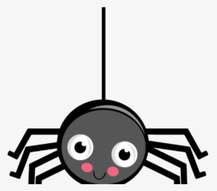 Cute Spider Clipart - Transparent Background Halloween Spider Clipart, HD Png Download, Free Download