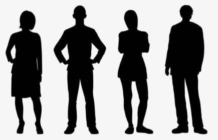 Thumb Image - Human Silhouettes In Different Angles, HD Png Download, Free Download