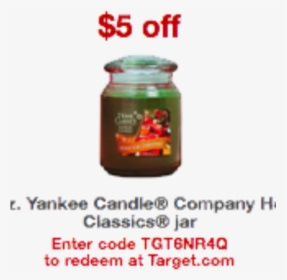 $5/1 Yankee Candle 22 Oz Jar Coupon - Target Coupons, HD Png Download, Free Download