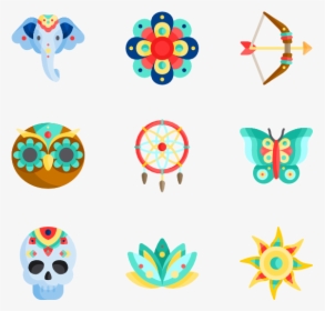 Boho Icons Png, Transparent Png, Free Download