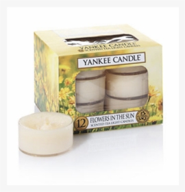 Yankee Candle Classic Tea Lights Flowers In The Sun - Candle, HD Png Download, Free Download
