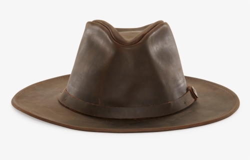 Leather Wide Brim Fedora, HD Png Download, Free Download