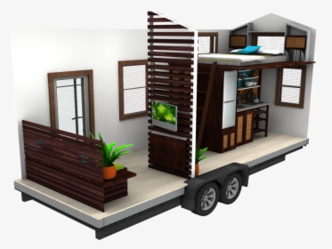 Inside Back Left 03 - Sims 4 Tiny House Ideas, HD Png Download, Free Download