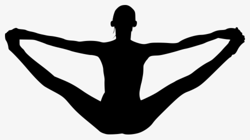 10 Yoga Silhouette - Yoga People Silhouette Png, Transparent Png, Free Download