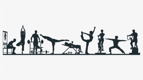 People Gym Silhouette, HD Png Download, Free Download