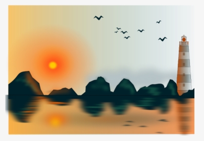 Sunset - Clip Art, HD Png Download, Free Download