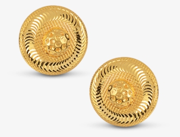 Traditional Gold Stud Earrings, HD Png Download, Free Download