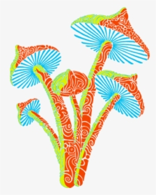 Shrooms Tribal 15x12cm - Transparent Shrooms, HD Png Download, Free Download