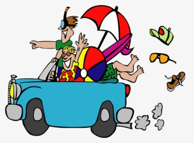 Excited, Trip, Summer, Vacation, Road Trip, Packed, - Vacation Clip Art Png, Transparent Png, Free Download