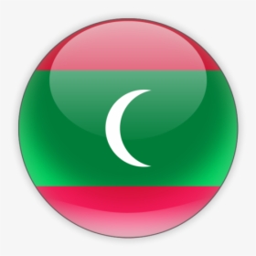 Maldives Flag Round Png, Transparent Png, Free Download
