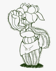 Cartoon At Getdrawings Com - Cartoon Cactus Drawing, HD Png Download, Free Download
