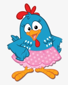 Lottie Dottie Chicken Wears A Pink Skirt - Galinha Pintadinha Rosa Png, Transparent Png, Free Download