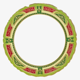 Christmas Picture Frame Clip - Christmas Light Circle Png, Transparent Png, Free Download