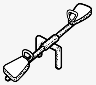 Seesaw Clipart Black And White, HD Png Download, Free Download