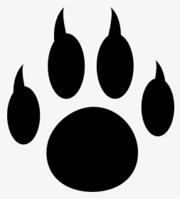 Pet Paw With Nails - Paw With Nails Logo, HD Png Download, Free Download