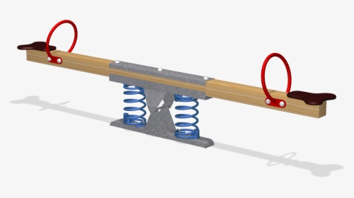 Seesaw With Springs - See Saw With Springs, HD Png Download, Free Download