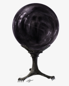 Fantasy Illustration Of A Necromancer"s Orb Of Trapped - Necromancer Orb, HD Png Download, Free Download