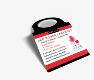 Wine Details Bottle Tag Template Preview - Label, HD Png Download, Free Download