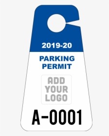 Triangle Hang Tag Parking Permit With Your Logo - Speed Limit, HD Png Download, Free Download