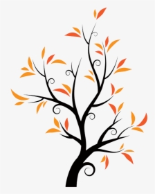 Cartoon Of Tree - Orange Tree Vector, HD Png Download, Free Download