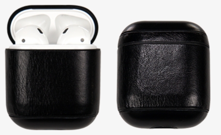Leather Cases - Black Leather Airpod Case, HD Png Download, Free Download