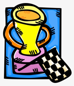 Vector Illustration Of Auto Racing Winner"s Trophy, HD Png Download, Free Download