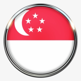 Red,flag,material Accessory,metal - Singapore Flag, HD Png Download, Free Download