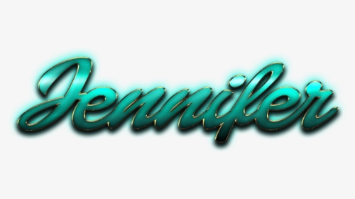 Jennifer Name Png Ready Made Logo Effect Images - Calligraphy, Transparent Png, Free Download