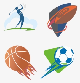 Sports Clipart Vector - Creative Sport Logo Design, HD Png Download, Free Download