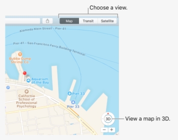 Click Map Or Satellite In The Toolbar To Change Your - Map, HD Png Download, Free Download