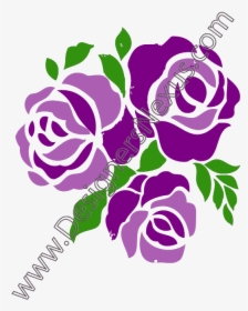 Purple Rose Clipart, HD Png Download, Free Download