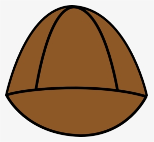 Plain Brown Hat Clip Art At Clker - Brown Cap Clipart, HD Png Download, Free Download
