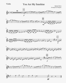 You Are My Sunshine Violin Sheet Music, HD Png Download, Free Download