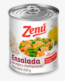 Ensalada De Maiz Y Champiñones Zenú - Ensalada Con Maiz Y Champiñones, HD Png Download, Free Download