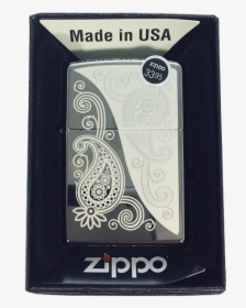 Zippo Paisley, Black Ice - New York Zippo Lighter, HD Png Download, Free Download