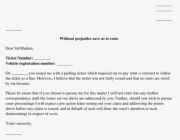 Private Parking Fine Appeal Letter - Parking Fine Parking Ticket Appeal Letter Template, HD Png Download, Free Download
