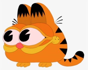 Waiting For A Render, Drew A Garf To Calm My Nerves - Cursed Images Of Garfield, HD Png Download, Free Download
