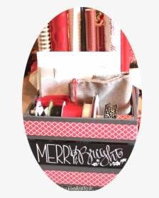 Merry & Bright Holiday Gift Wrap Crate - Coin Purse, HD Png Download, Free Download