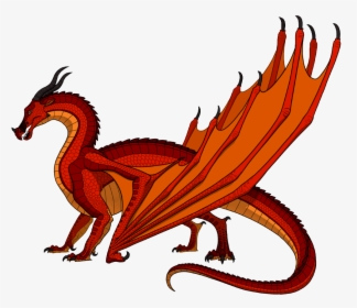 Fire Dragon Png - Wings Of Fire Flame Wings, Transparent Png, Free Download