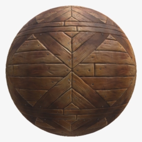 Stylized Handpainted Look Wood Planks - Circle, HD Png Download, Free Download