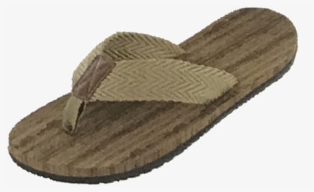 Sandals Mens Woven Wood Grain Flip Flop - Slipper, HD Png Download, Free Download