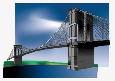Brooklyn Bridge Clip Art - Brooklyn Bridge, HD Png Download, Free Download
