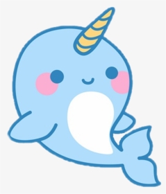 Cute Cartoon Narwhal Clipart , Png Download - Cute Cartoon Narwhal, Transparent Png, Free Download